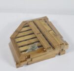 3 Tiers Bamboo Wood Conner Dish Drying Spice Storage Rack Store Display Rack - Image 3