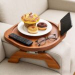 Addreen Customizable Black-Brown Wooden 4-Tier Perfume Organizer with Drawer Multi-Layer Fragrance Display Rack for Cologne - Image 3