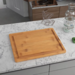 Addreen Custom-Size Rectangle Bamboo Wood Cutting Board Organic Eco-Friendly Chopping Block With Juice Groove for Food Cutting - Image 3