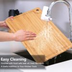 Addreen Eco-Friendly Bamboo Cutting Board Set Durable Wooden Chopping Blocks for Christmas Gifts Rectangle Shape - Image 2