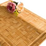 Addreen Eco-friendly Large Thick Acacia Wood Cutting Board Wooden for Kitchen Boards with Juice Groove - Image 2
