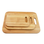 Addreen Eco-friendly Natural Custom Logo Kitchen Bamboo Cutting Board Organic Bamboo Cutting Board Set