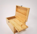 Addreen Eco-friendly Personalized Stash Box Bamboo Stash Box With Accessories With Rolling Tray - Image 6