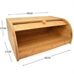 Addreen Environment-friendly Bread Box Counter Top Bread Storage Kitchen Food Storage Box Bread Storage - Image 3