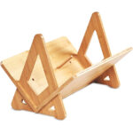 Addreen Factory Wholesale Modern Luxury Wooden Freestanding Bookshelf Bamboo Wood Magazine Organizer Display Stand - Image 2