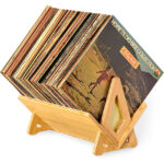 Addreen Factory Wholesale Modern Luxury Wooden Freestanding Bookshelf Bamboo Wood Magazine Organizer Display Stand