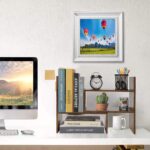Addreen Freestyle Assemble Wood Desk Organizer Expandable Desktop Bookcase Multifunctional Counter Storage Shelf - Image 2