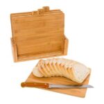 Addreen High Quality Bamboo 1.5cm Thick 4 Pack Rectangle Cutting Board Set Dishwasher Safe Eco-Friendly - Image 2