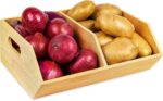 Addreen High Quality Kitchen Storage Wooden Bamboo Basket Organizers Boxes Pantry Organization and Storage for Kitchen - Image 4