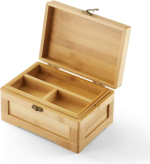 Addreen Hot Sale Custom Market Rectangle Bamboo Office Storage Organizer Box - Image 4