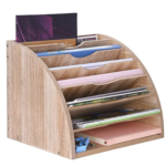 Addreen Hot Sale Multifunction Wooden File Boxes with Bamboo Office Organizer for Tools in Living Room Quality Desktop Drawer Organizers - Image 4