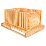 Addreen Manual Hamburger Automatic Commercial Bamboo Bread Slicer Machine Promotion List With Knife for Homemade Bread