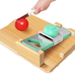 Addreen One-Handed Cutting Board Anti-slip Bamboo Boards Handicapped Bamboo Cutting Board - Image 2