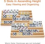 Addreen Premium Bamboo Mahjong Racks Sturdy Tile Holders With Smooth Polished Surface Practical Game Accessories - Image 2