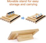 Addreen Premium Bamboo Mahjong Racks Sturdy Tile Holders With Smooth Polished Surface Practical Game Accessories - Image 3