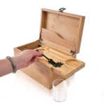 Addreen Wholesale Customize Size and logo Bamboo Wood Stash Box With Accessories Bamboo Wooden Smoking Stash Box - Image 5