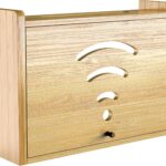 Bamboo Rectangle Food Container Eco-Friendly Freshness Preservation 1-3L Capacity Wall Mount Pre Assembled Modern Multifunction