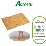 Bathroom Rugs Rectangular Waterproof Non Slip Easy Clean 16x24 Inch Natural 1 Pc
