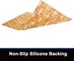 Bathroom Rugs Rectangular Waterproof Non Slip Easy Clean 16x24 Inch Natural 1 Pc - Image 3