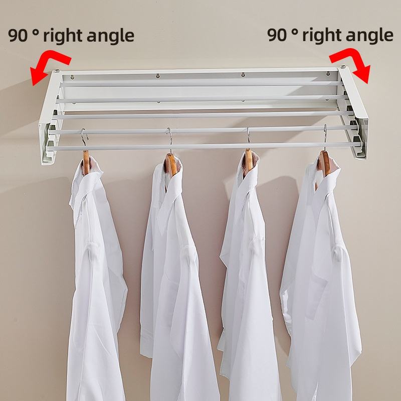 Bathroom Towel Rack Foldable & Extendable Clothes Rack with Anti-Slip Retractable Design Storage Shelf Wholesale01 Bathroom Towel Rack Foldable & Extendable Clothes Rack with Anti-Slip Retractable Design Storage Shelf Wholesale - Image 1