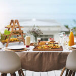 Dessert Fruitcake Display Tray Wood 3 Tier Serving Tray Ladder for Cupcake Drinks Desserts Fruits - Image 3
