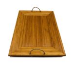 Low Price Bamboo Serving Trays Rolling Tray Custom Logo Renewable Resource 3 Compartments for Storage Kitchen Tool