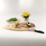 Natural Bark Edge Serving Platter Rustic Tree Bark Wood Cutting Board Chopping Board 2.0cm Thick Dishwasher Safe Durable - Image 2