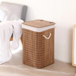 Private Label Eco-Friendly Multifunction Foldable Bamboo Kitchen Storage Basket High Cost Performance - Image 2