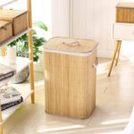 Private Label Eco-Friendly Multifunction Foldable Bamboo Kitchen Storage Basket High Cost Performance - Image 3