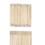 Professional Factory Eco-Friendly Green Natural Pointed Carbonized Bamboo Toothpicks Flavored Branded Addreen Fancy Customized