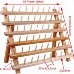 Promotional High Quality Multipurpose Fine Workmanship Stand Bamboo Foldable Sewing Organizer Thread Rack Holder Tools Addreen