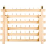 Promotional High Quality Multipurpose Fine Workmanship Stand Bamboo Foldable Sewing Organizer Thread Rack Holder Tools Addreen - Image 4
