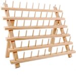 Promotional High Quality Multipurpose Fine Workmanship Stand Bamboo Foldable Sewing Organizer Thread Rack Holder Tools Addreen - Image 2