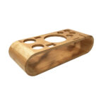 Source Manufacturer Cross-border for Wine Tool Base Bamboo Frame Customization Bamboo Wine Storage Rack