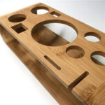Source Manufacturer Cross-border for Wine Tool Base Bamboo Frame Customization Bamboo Wine Storage Rack - Image 3