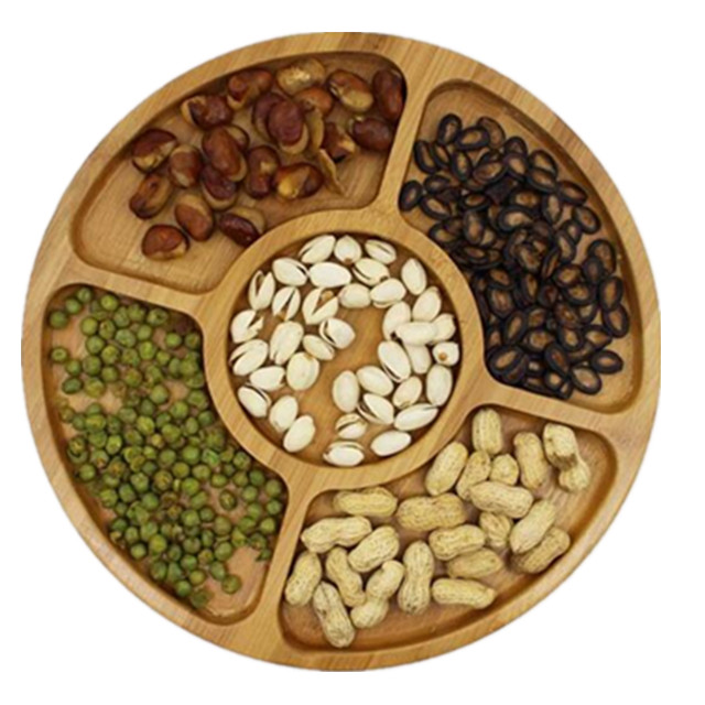Supply 100% Natural Solid Round Dish Dinner Serving Plate Bamboo Cheap Bamboo Plate01 Supply 100% Natural Solid Round Dish Dinner Serving Plate Bamboo Cheap Bamboo Plate - Image 1