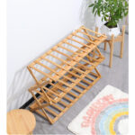 Wholesale Three-Layer Foldable Custom Modern Bamboo Shoe Rack Tools Storage for Kitchen-Eco-friendly Indoor Space-Saving
