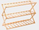Wholesale Three-Layer Foldable Custom Modern Bamboo Shoe Rack Tools Storage for Kitchen-Eco-friendly Indoor Space-Saving - Image 2