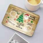 Wooden Christmas Tray Decor Breakfast Drinks Liquor Serving Board for Home Christmas Table Board - Image 2
