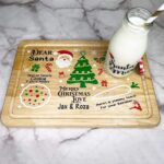 Wooden Christmas Tray Decor Breakfast Drinks Liquor Serving Board for Home Christmas Table Board - Image 3