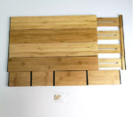 2022 New Arrivals Christmas Gifts Kitchen Drawer Dividers Household Solid Bamboo Standing Type Storage Holders & Racks - Image 2