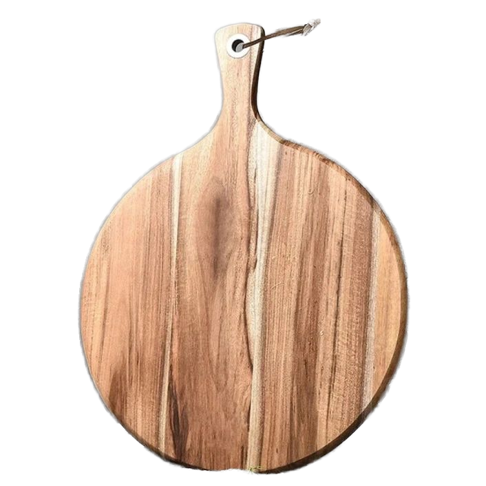 Acacia Wood Pizza Board Set with Handle In-Stock USA Warehouse for Home Kitchen Wood Chopping Block Board Set for Home Kitchen01 Acacia Wood Pizza Board Set with Handle In-Stock USA Warehouse for Home Kitchen Wood Chopping Block Board Set for Home Kitchen - Image 1