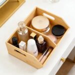 Addreen Classic Style Bamboo Storage Boxes & Bins Stackable Wooden Fruit Vegetable Snacks Storage - Image 3
