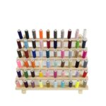 Addreen Creative 5-Layer Modern Portable Wooden Bamboo Sewing Thread Bobbin Storage Rack Multifunction Design Standing Type - Image 3