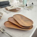 Addreen Customizable Logo Bamboo Wood Dishes & Plates for Hotel Restaurants Home Decor and Camping MOQ 200pcs - Image 2