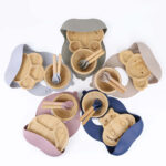 Addreen Cute Eco-Friendly Bamboo Baby Suction Plates Set for Toddler Feeding - Image 2