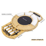 Addreen Direct Selling Wholesale Bamboo Cutting Cheese Board Charcuterie Platter Set with Knives Premium Chopping Blocks