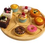 Addreen Divided Bamboo Dessert Platter for Parties & Home Serving - Image 2