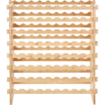 Addreen Extra-Large Capacity Freestanding 8-Layer Stackable Bamboo Wine Rack Space Saver Wood Cabinets for Home Furniture - Image 2