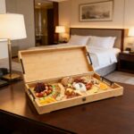 Addreen Foldable Bamboo Charcuterie Board Luxury Trim Cheese Platter Set for Party & Picnic - Image 2